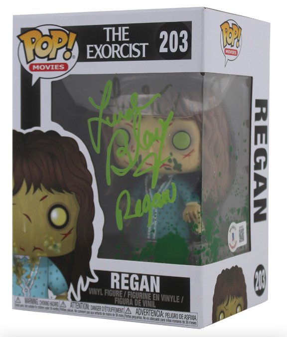 Funko  - Funko Pop #203 Linda Blair - Autograph  Inscription - Beckett COA