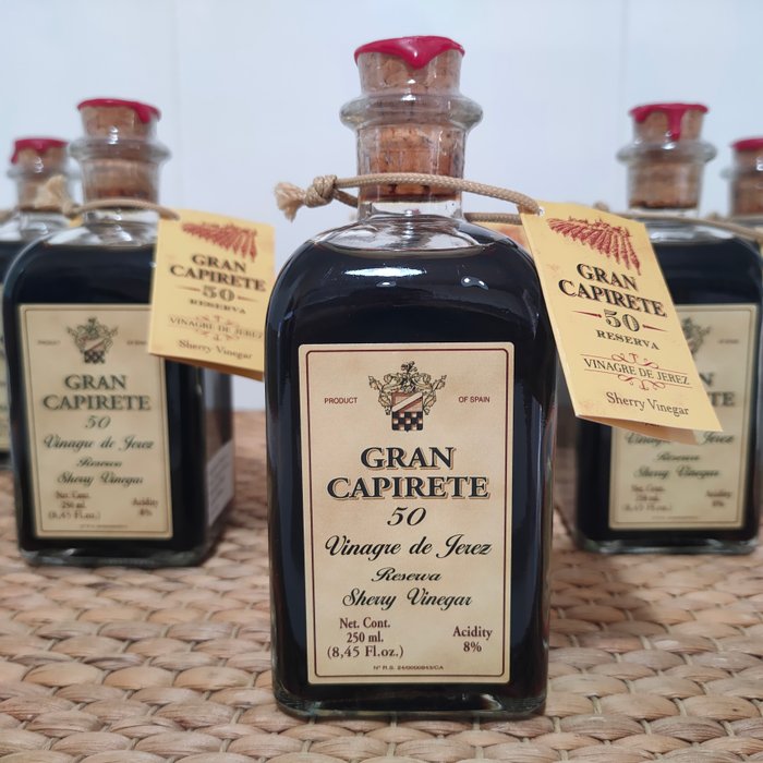 Gran Capirete 50 - Sherry Vinegar Reserve (50 years old) - Eddike - 6 - 250 ml flaske