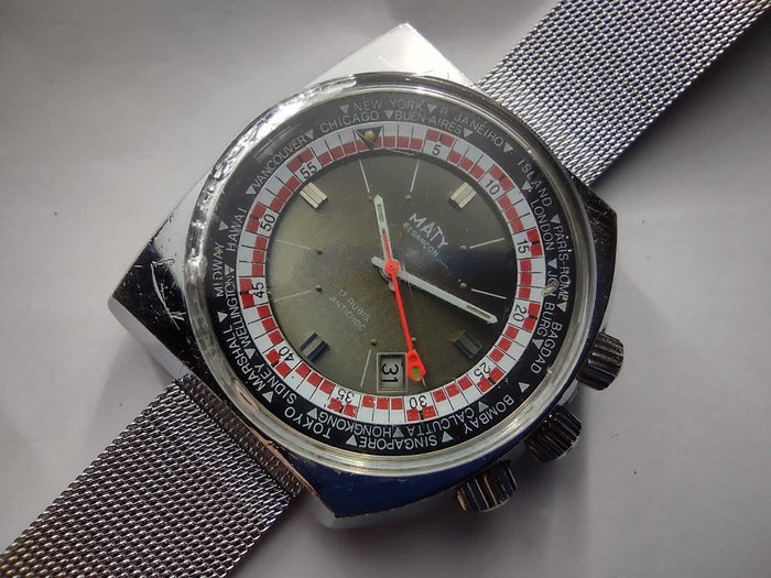 Maty - Tallon GMT Diver Triple Crown - Ingen mindstepris - Cal. FE 140-1A - Mænd - 1970-1979