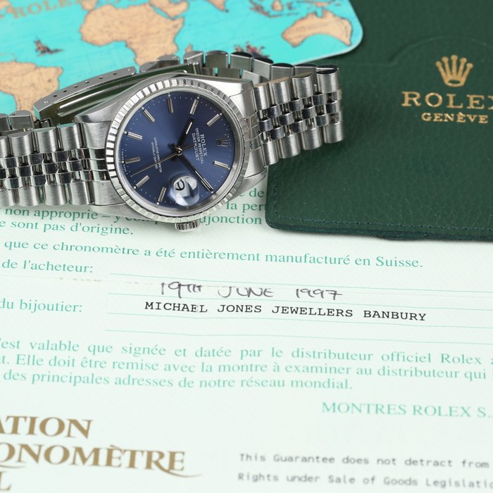 Rolex - Oyster Perpetual Datejust - 16220 - Mænd - 1990-1999