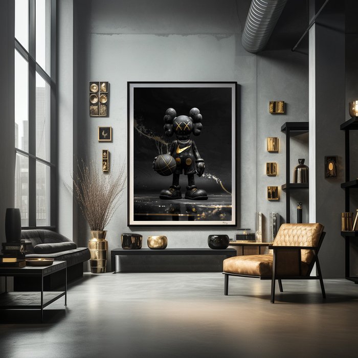 Artxlife - Nike BlackGold Kaws [XXL]