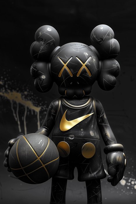 Artxlife - Nike BlackGold Kaws [XXL]