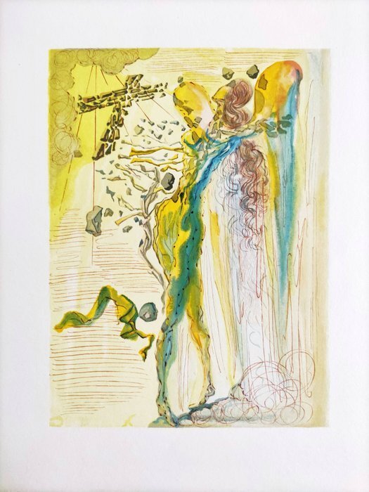 Salvador Dali (1904-1989) - The Paradise, Canto 12 - L'Eclat des corps glorieux