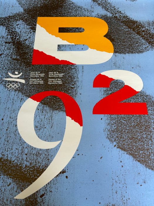 Josep Maria Mir - Affiche originale Jeux olympiques Barcelone 1992 - 1990‹erne