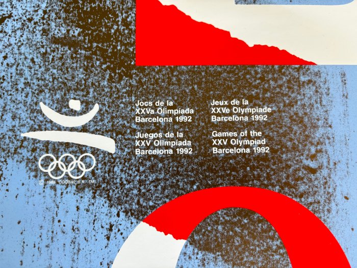 Josep Maria Mir - Affiche originale Jeux olympiques Barcelone 1992 - 1990‹erne