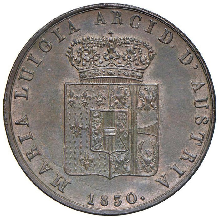 Italien Hertugdømmet Parma Piacenza og Guastalla Maria Luigia (1815-1847) 5 Centesimi