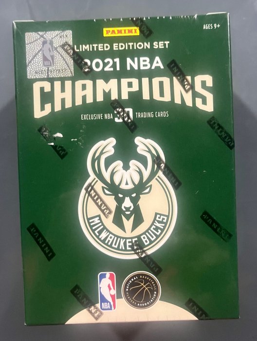 2021 Panini NBA Champions Milwaukee Bucks - 1 Sealed box - Næsten så god som ny (NM)