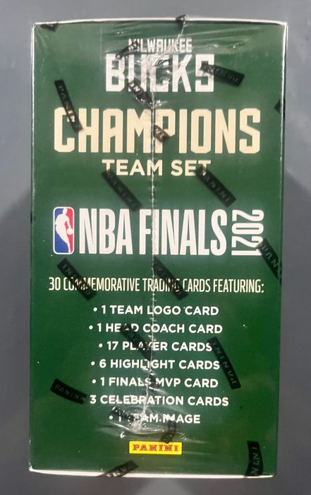 2021 Panini NBA Champions Milwaukee Bucks - 1 Sealed box - Næsten så god som ny (NM)