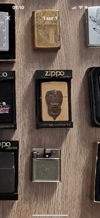 Zippo - Lommelighter - Stål (rustfrit) -  (17)