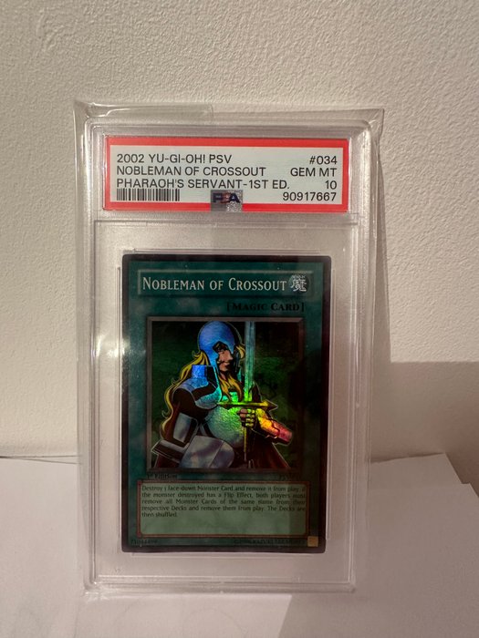 Konami - 1 Graded card - Yu-Gi-Oh! - Nobleman Of Crossout / Pharaoh’s Servant-1ST ED - 1ère édition - PSA 10