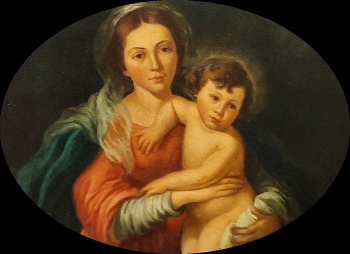 Scuola italiana (XX) - Madonna con Gesù Bambino