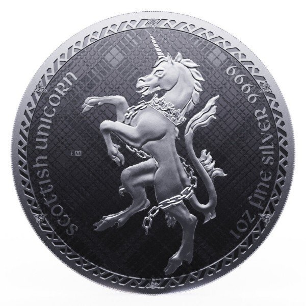 Niue. 5 x 2023 1oz Scottish Unicorn Heraldic Series Silver Coin BU