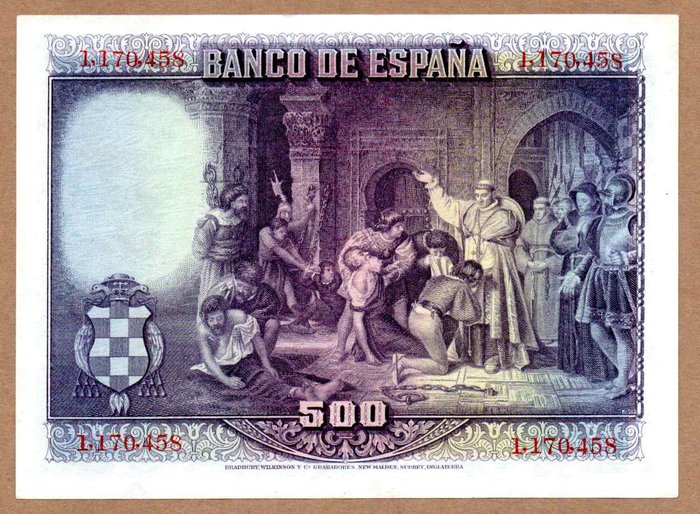 Spanien. - 3 banknotes - various dates  (Ingen mindstepris)