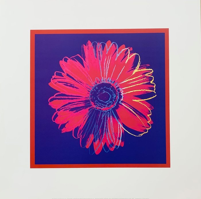 Andy Warhol (after) - Daisy, 1982 - Artprint - 50,6 x 50,6 cm