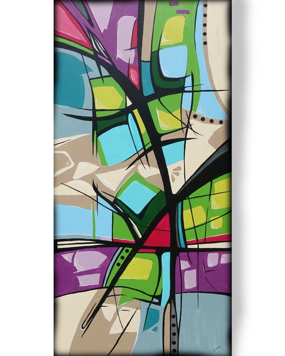 Ksavera - Abstract painting A1207 - XXL