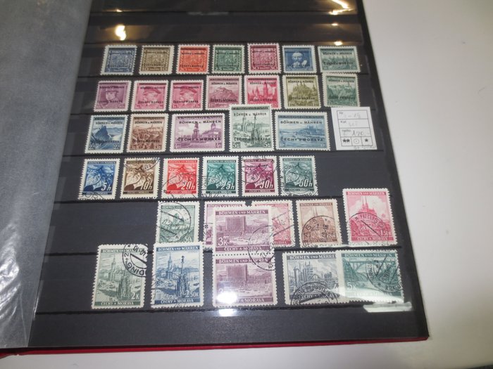 Bøhmen og Mähren 1939/1945 - Samling Bohemia and Moravia mint never hinged komplet mnh + kollektion GG