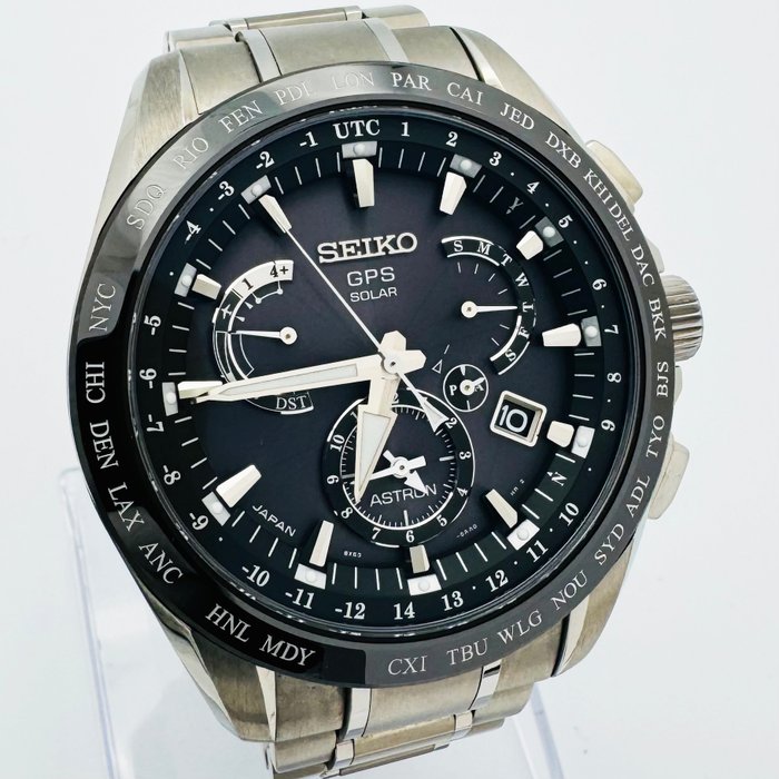 Seiko - Astron  8X53-0AB0-2 Ceramic GPS Solar - Ingen mindstepris - Mænd - 2011-nu