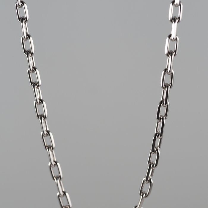 Cartier - Kæde - Spartacus Chain + Double Charm Logo Pendant - 18 kraat Hvidguld - Cartier servicepapirer