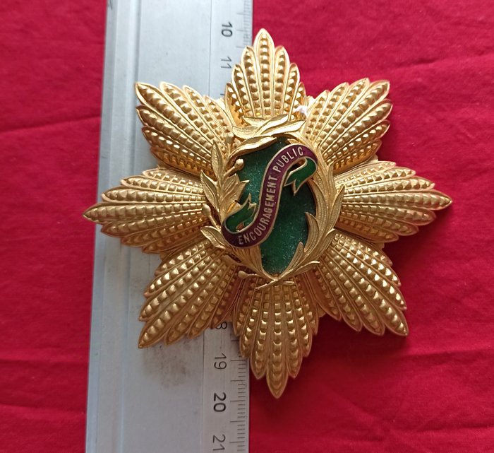 Frankrig - Belønning - Star of Grand Cross of Order Of Public Encouragement