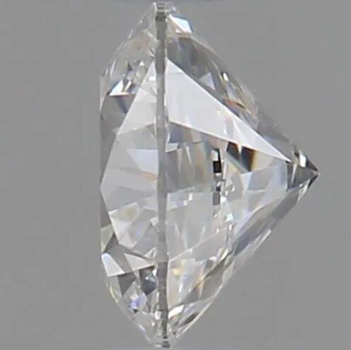 1 pcs Diamant  (Natur)  - 0.40 ct - Rund - D (farveløs) - VVS2 - Gemological Institute of America (GIA) - *3EX*