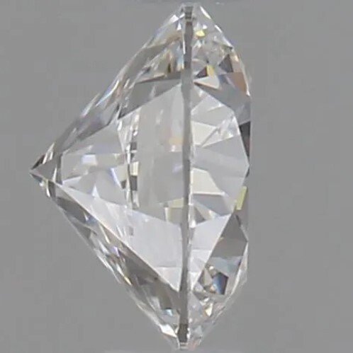 1 pcs Diamant  (Natur)  - 0.40 ct - Rund - D (farveløs) - VVS2 - Gemological Institute of America (GIA) - *3EX*