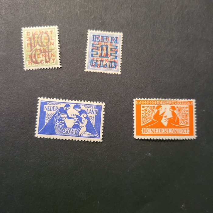 Holland 1921/1924 - Forskellige serier - NVPH 107/120 132/143