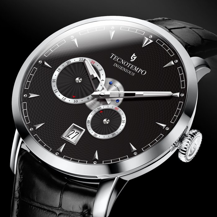 Tecnotempo - "Ingenious" - Black Dial - Limited Edition 150PCS - - TT.ING.B - Mænd - 2011-nu