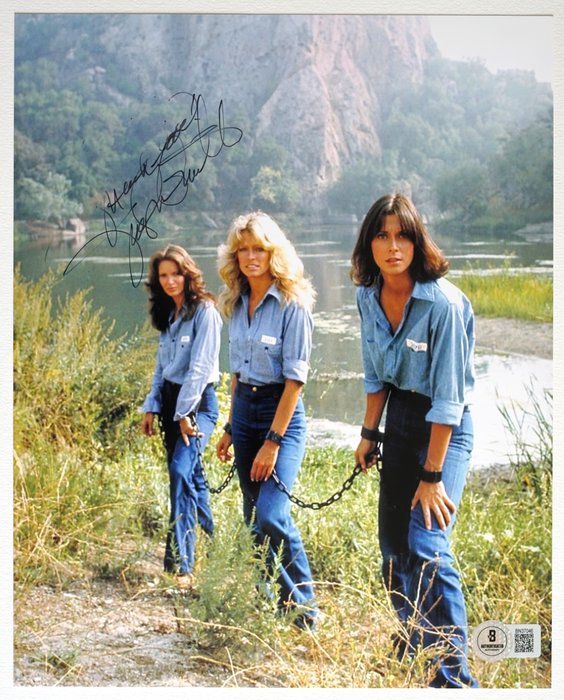 Charlie's Angels - Classic TV - Jaclyn Smith (Kelly Garrett) - Autograph, Photo With Beckett COA