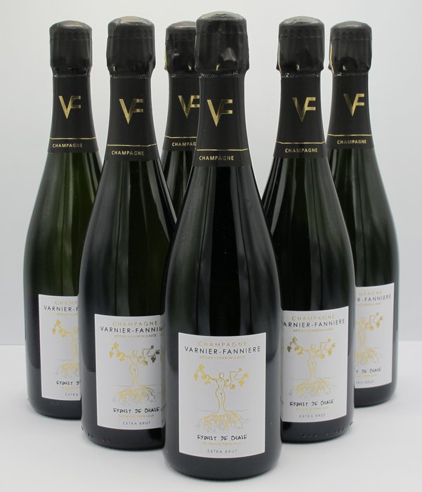 Varnier-Fannière Extra Brut Esprit de Craie - Champagne - 6 Flasker (0,75 L)