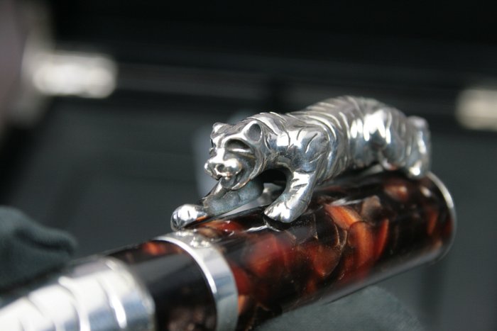 Urso - Roller White Tiger in sterling silver limited edition - Rollerpen