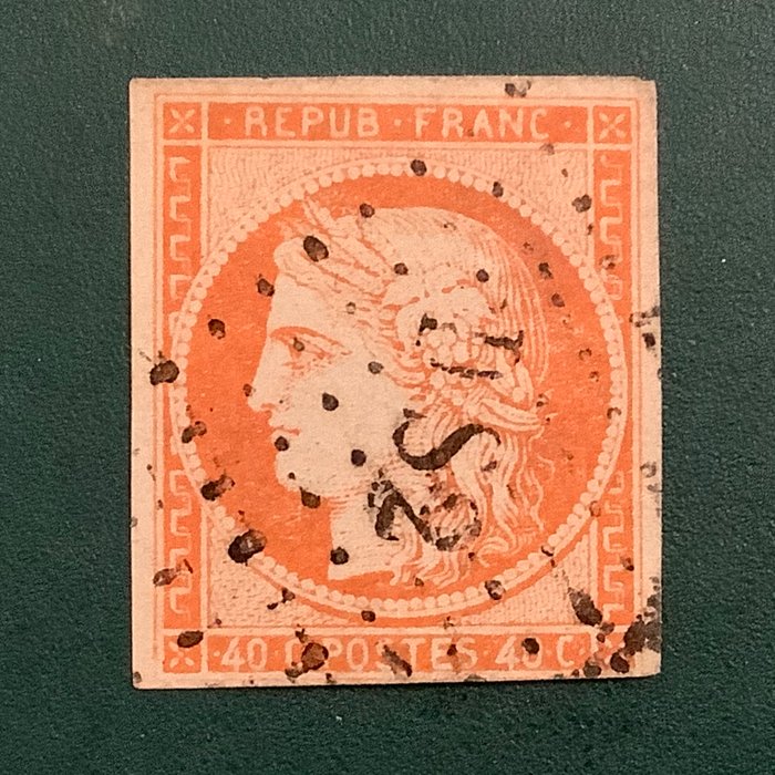 Frankrig 1850 - 40 cents Ceres - Yvert 5