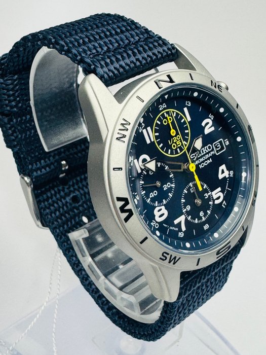 Seiko - Chronograph - Ingen mindstepris - 7T92-0DX0 - SND379R - Mænd - 2011-nu