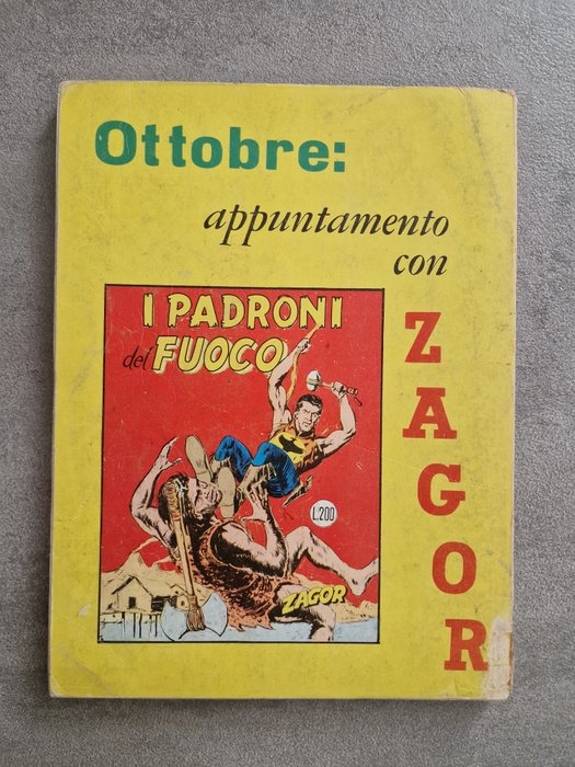 Zagor Zenit nn. 66 - senza posterino - di resa - 1 Comic - Første udgave - 1966