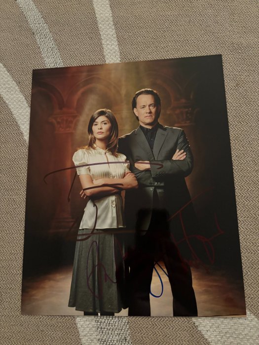 The Da Vinci Code, Signed by Tom Hanks  Audrey Tautou - with COA