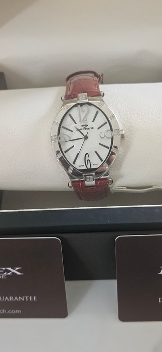 Murex - Swiss Diamond Watch - Red Strap - RSL815-SL-D-7 - Ingen mindstepris - Kvinder - 2011-nu