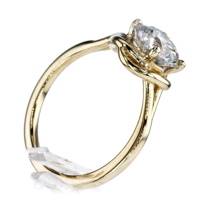 Ingen mindstepris - Forlovelsesring - 14 karat Gulguld -  1.60ct. tw. Diamant (Natur)