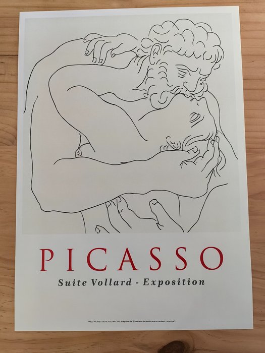 Pablo Picasso (after) - Reprint "El descando del escultor ante un centauro y una mujer" Suite Vollard Exposition 1933