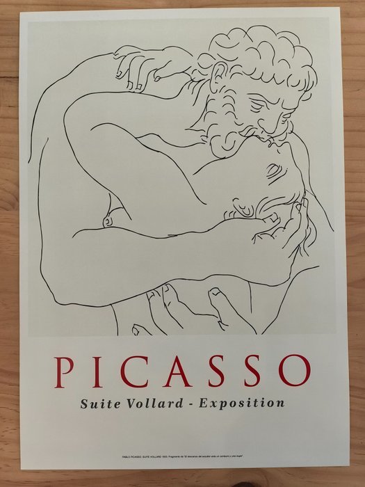 Pablo Picasso (after) - Reprint "El descando del escultor ante un centauro y una mujer" Suite Vollard Exposition 1933