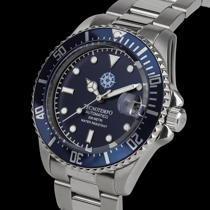 Tecnotempo - Diver's 200M - Special Edition Wind Rose - - - TT.200.RDVB2 (blue dial) - Mænd - 2011-nu