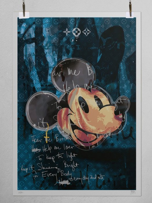 Josh Mahaby (1982) - Mickey Influencer Blue Edition + Moschino Minnie Mouse red edition