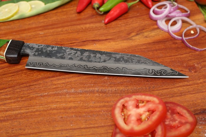 JAMES MARTEIN - Køkkenkniv - Chef's knife -  Gyuto kokkekniv - Levende kulstofstål - Spanien - Gyuto kokkekniv