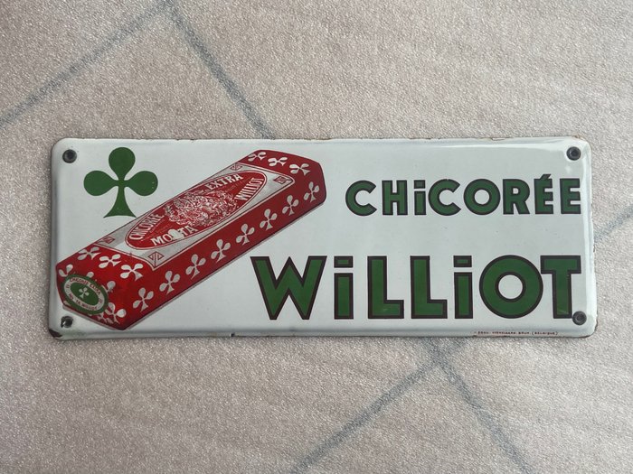 Chicorée Williot / Émaillerie Koekelberg - Plakette - Emalje