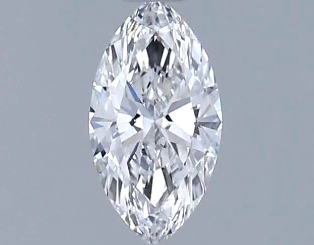 Ingen mindstepris - 1 pcs Diamant  (Natur)  - 0.50 ct - Marquise - D (farveløs) - IF - Gemological Institute of America (GIA) - *EX VG*