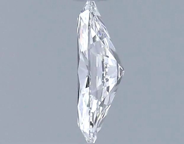 Ingen mindstepris - 1 pcs Diamant  (Natur)  - 0.50 ct - Marquise - D (farveløs) - IF - Gemological Institute of America (GIA) - *EX VG*