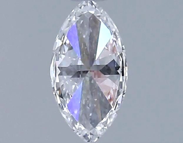 Ingen mindstepris - 1 pcs Diamant  (Natur)  - 0.50 ct - Marquise - D (farveløs) - IF - Gemological Institute of America (GIA) - *EX VG*