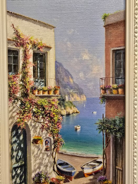 Mario Irace (1951) - Vicolo costiero, Amalfi coast