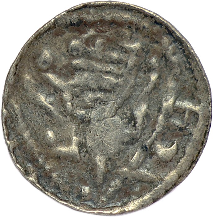 Holland - Brabant (hertugdømmet). Henri II or III. Denier à l'écu au lion Leuven/Louvain Mint - n.d. (1235-1261)