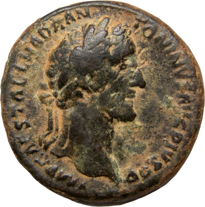 Romarriket. Antoninus Pius (138-161.. As Rome mint AD 150-151. TR POT XIIII COS IIII, ANNONA AVG  (Ingen mindstepris)