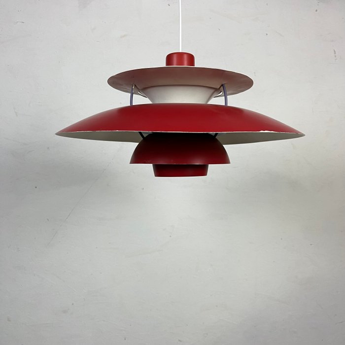 Louis Poulsen - Poul Henningsen - Hængende lampe - PH5 - Aluminium