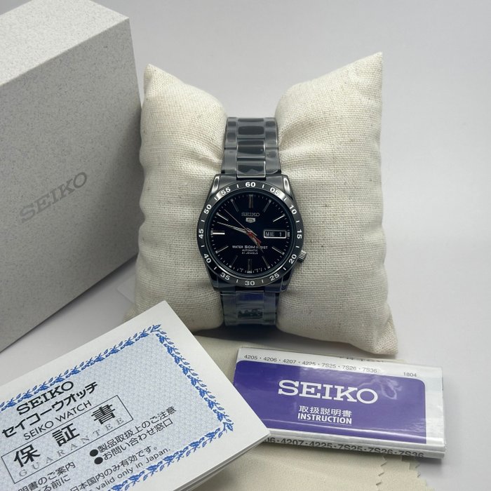 Seiko - Ingen mindstepris - Mænd - 5 automatisk sort skive Jdm - 7S26 - 02T0 2011-nu